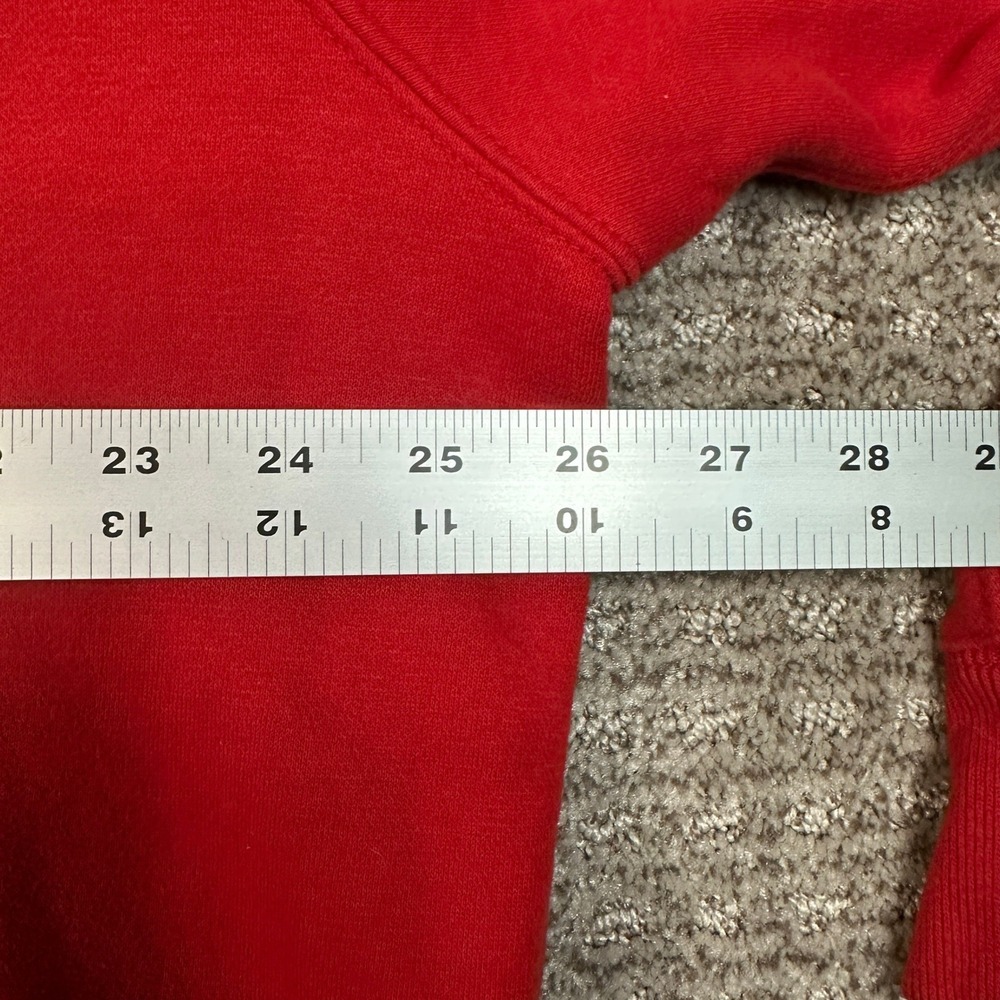Polo Ralph Lauren Polo Bear Hoodie Mens XL Red Coffee Suit Graphic Sweatshirt - Picture 7 of 8